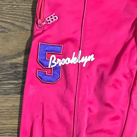 Triple Five Soul low rise magenta pink Soul Fantasy track pants XS RARE vintage - Picture 4 of 9